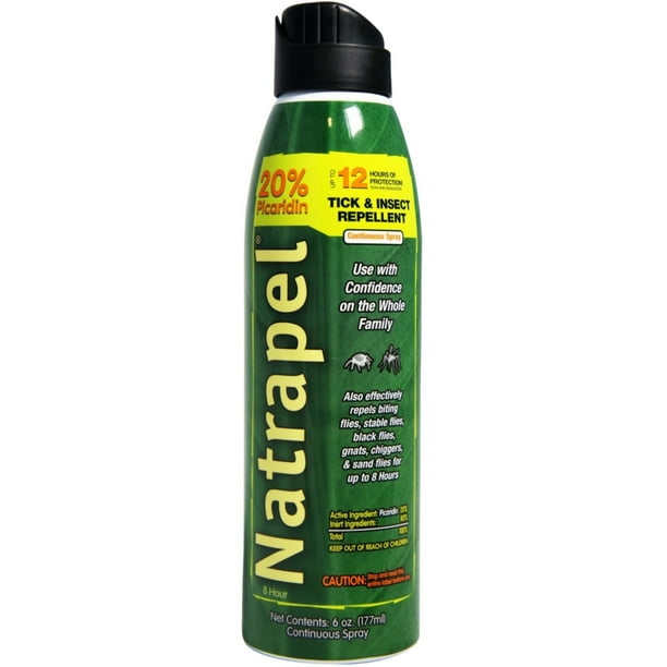 Natrapel Mosquito, Tick and Insect Repellent, 6 oz Continuous Spray
