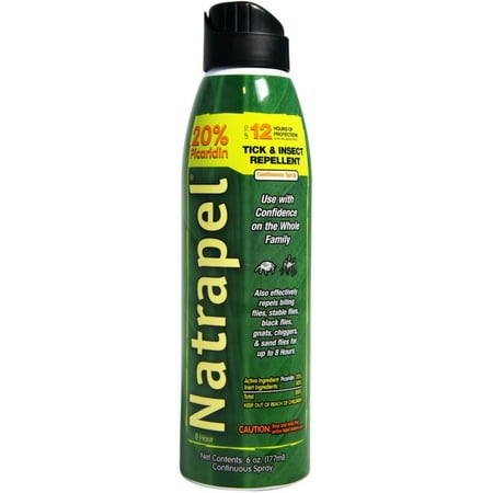 - Natrapel Mosquito, Tick and Insect Repellent, 6 Oz Continuous Spray