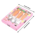 thumbnail image 3 of Nomeni Tableware 304 Stainless Cute Carrot Kids Tableware Set, 3 of 6