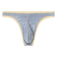 thumbnail image 2 of TANBOM Mens Sexy G String Bulge Pouch Breathable Lightweight Thong Underwear Blue XL, 2 of 6