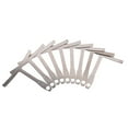 thumbnail image 2 of Understring Radius Gauge, 9Pcs/Set Stainless Steel Guitar Understring Radius Gauge Builder Luthier Tool, 2 of 8