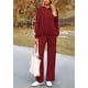 thumbnail image 4 of Conjunto Deportivo Mujer PRETTYGARDEN Sudadera con Capucha Pantalones Cargo Vino Rojo S, 4 of 8