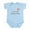 Sky Blue, variant on CafePress - I Love My Godmother Infant Bodysuit - Baby Light Bodysuit, Size Newborn - 24 Months