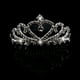 thumbnail image 4 of KAKOWELY Corona/Tiara/Diadema nupcial con cristales brillantes y peine (plateada), 4 of 4