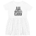 thumbnail image 3 of Inktastic Happy Birthday Daddy Girls Toddler Dress, 3 of 5
