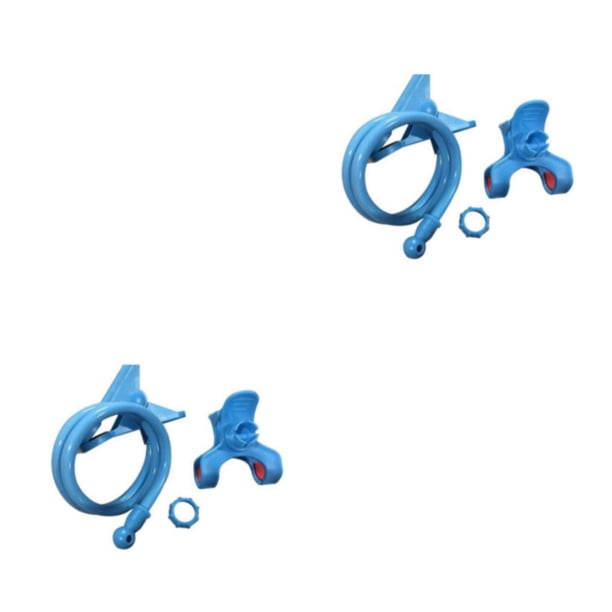 Seitruly Soporte giratorio para teléfono Soporte de clip Ligero y flexible Teléfono Cama para el hogar Soporte de montaje en escritorio Azul claro 2Conjunto