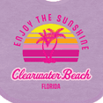 thumbnail image 4 of Inktastic Summer Enjoy the Sunshine Clearwater Beach Florida in Pink Boys or Girls Baby Bib, 4 of 4