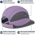 thumbnail image 3 of HSHDLDF Quick Dry Sports Cap Lightweight Breathable Soft Hat, 3 of 6