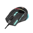 thumbnail image 4 of Mouse Gamer Getttech GPM-RGBWR-G1-BK Iluminación RGB 7200 DPI Ajustable 8 Botones Personalizables Alámbrico 1.5M negro, 4 of 7