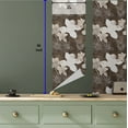 thumbnail image 5 of Ambesonne Floral Peel & Stick Wallpaper for Home, Monochromatic Orquid Print, 13"x36", Dark Cocoa Beige and White, 5 of 5