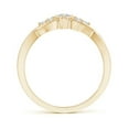 thumbnail image 2 of ANGARA Natural Illusion Set Diamond Crossover Promise Ring in 14K Yellow Gold for Women (Size-3mm| Color-H| Clarity-SI2) | April Birthstone, Anniversary, Jewelry Gift for Women | Natural Diamond Ring, 2 of 7