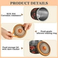 thumbnail image 5 of Lady Bug Hearts Airtight Coffee Bean Canister 17oz Food Storage Containers with Lids For Gournd, Tea, Sugar, Flour, Rice, Cereal, Candy Cookie Jar, 5 of 8