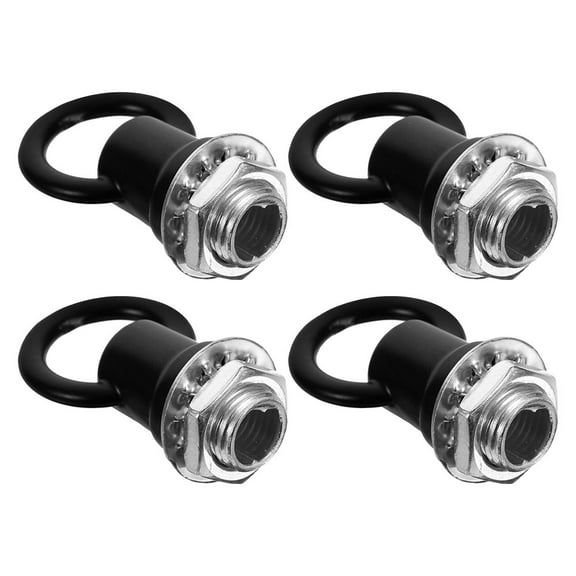 HOMEMAXS 4pcs Heavy Duty Ceiling Hook For Hanging Lanterns And Light Fixtures Closed Hook Lantern Hook M10 Screw Ceiling Hook Light Fixture Hooks (M10)