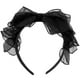 thumbnail image 1 of Diadema con lazo de encaje estilo retro, adorable tocado para fiestas de cosplay y festivales., 1 of 5