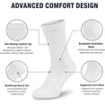 thumbnail image 3 of Comfello Diabetic Socks Ankle for Men & Women – 6 Pairs of Non-Binding Moisture-Wicking Neuropathy Socks, 3 of 7