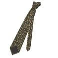 thumbnail image 5 of Naloa Funny Sloths In The Forest Print Solid Color Tie Formal Necktie for Men，Suitable for business, daily life, work, 5 of 5