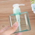 thumbnail image 6 of LOLIPPYY 1Pack Refill Bottle 4.1x2.6x2.6in Square Lotion Dispensing Shampoo Container Home Use, 6 of 8