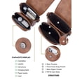 thumbnail image 3 of LAVA Small Crossbody Bags for Women Trendy, Multi Pocket PU Leather Casual Cell Phone Purse Wallet Handbags with Card Slots & Ajustable Strap, 3 of 6