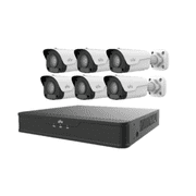 UNIVIEW UNV-EK-S31P8B46T2-V3 : Surveillance Kit - NVR + (6) 4MP Cameras