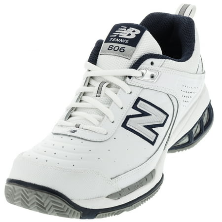 New Balance Men`s MC806 B Width Tennis Shoes White ( 10.5 White )