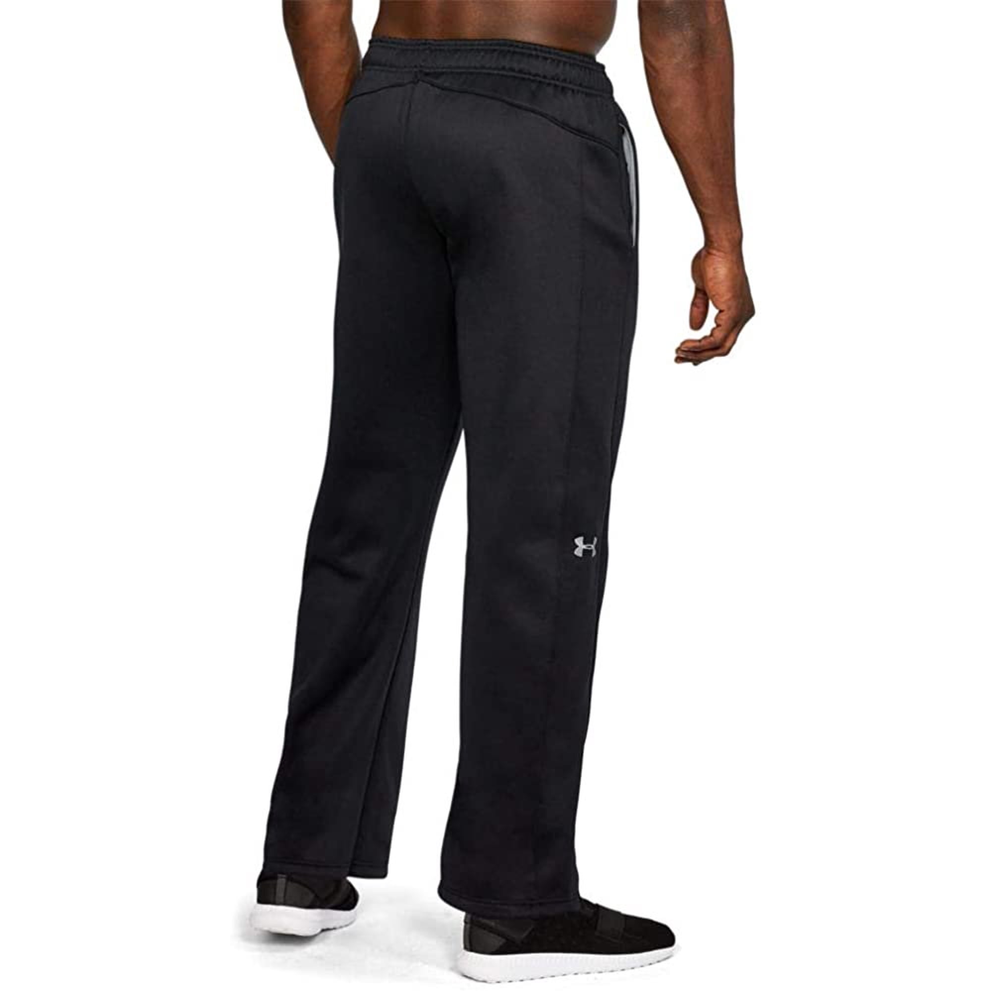 Under Armour Men's Double Threat Armour Fleece Pant True Gray Heather/  Black Small - Walmart.com