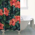 thumbnail image 4 of Pioneer Flower Floral Print Pattern Shower Curtain 36"x72" ,Bathroom Decorative Shower Curtains Set with 12 Hooks,Modern Waterproof Washable Shower Curtain, 4 of 6