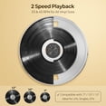 thumbnail image 4 of Reproductor de vinilo Bluetooth FancyRabbit HP-H2501 con tocadiscos, 4 of 8