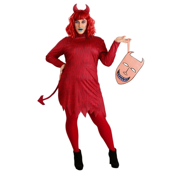 Plus Size Nightmare Before Christmas Lock Costume for Women