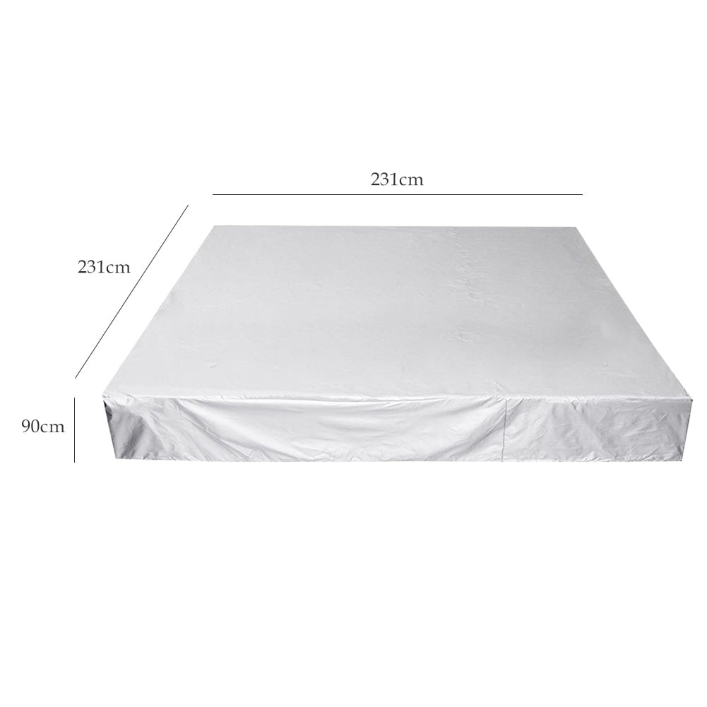L*W*H Green 100% Waterproof Polyester Square Hot Tub Cover Outdoor SPA Covers-English Garden Hot Tub Cover 88 * 88 * 14 inch CYFC1304 
