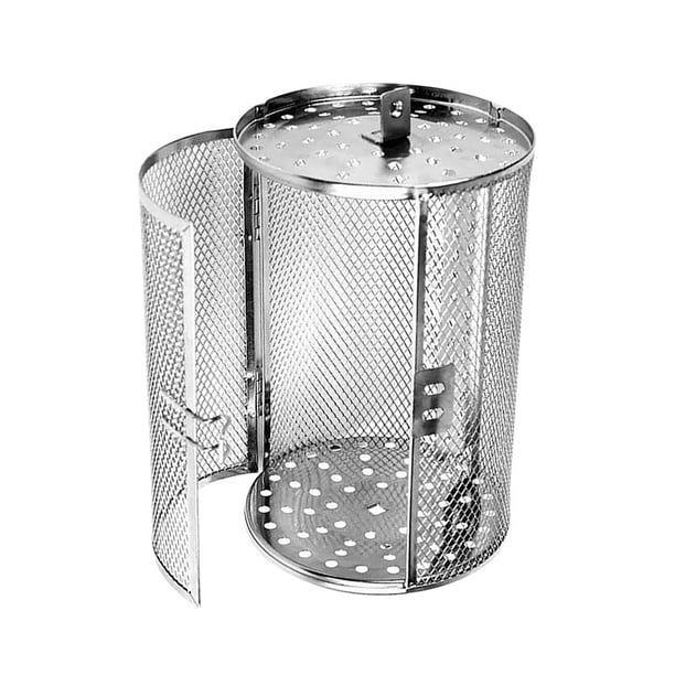 Tambor para asar a la parrilla de acero inoxidable 360, asador giratorio para barbacoa, tambor para asar, herramienta para parrilla, cesta para Herramientas y accesorios para hornear 12×23cm Toystoory HA002517-01B