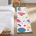 thumbnail image 3 of Yayeee Hallway Runner Rug 2'x6' Non Slip Machine Washable with Rubber Backing, Retro Round, 3 of 8