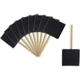 thumbnail image 2 of 10PCS Foam Brushes Sponge Painting Brushes with Handle for Staining Polyurethane Acrylic Painting Art Craft Projects Applying Varnishes Furniture Wood Car Home Decors (Black, 3 Inch), 2 of 5