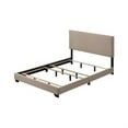 thumbnail image 1 of Acme Furniture 27420Q Lit Grand, Tissu Beige, 1 of 3