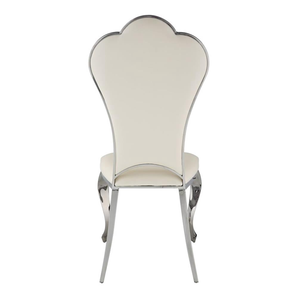 ACME Cyrene Side Chair (Set-2) in Beige