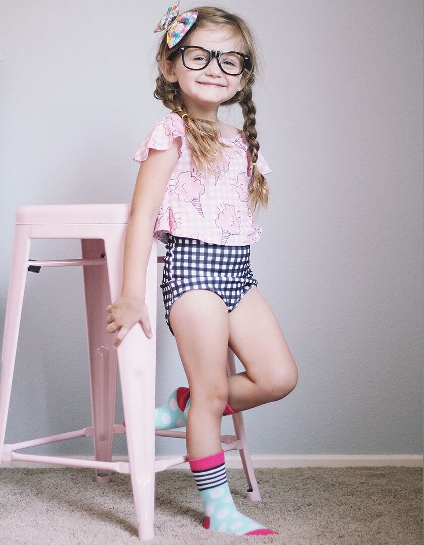 Jefferies Socks Girls Crew Socks 6-Pack, Sizes XS-M