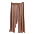 thumbnail image 6 of Hfnxid Pj Shorts for Women,Women's Solid Color Plus Home Pants Thin Casual Quarter Pants Sleeping Pants, 6 of 6