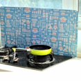 thumbnail image 5 of ACDANC Cooking Heat Baffles,Eco-Friendly and Durable Material Splatters Screen for Frying,Stylish and Practical Design Kitchen Accessories,Blue, 5 of 5