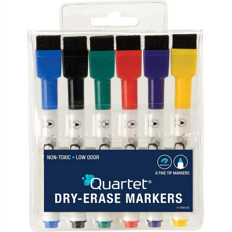 Quartet Classic Dry-Erase Markers - Fine Marker Point - Assorted - 6 / Set Quartet Classic Dry-Erase Markers - Fine Marker Point - Assorted - 6 / Set