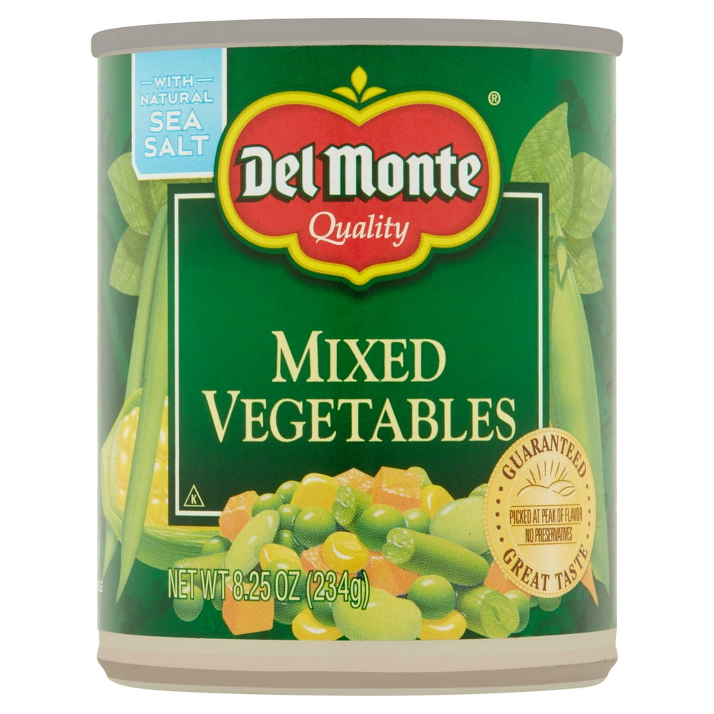 Del Monte Mixed Vegetables, 8.25 oz