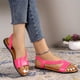 thumbnail image 4 of Amzcrzy Zapatos de mujer,Zapatos de mujer,Zapatillas de mujer, Sandalias planas casuales de moda de verano para mujer, chanclas Sandalias Mujer Zapatillas De Casa, 4 of 5