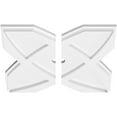 thumbnail image 2 of 14"OD x 1"ID x 4 3/4"C x 1"P Titus Architectural Grade PVC Contemporary Ceiling Medallion, Two Piece, 2 of 11