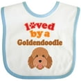 thumbnail image 3 of Inktastic Goldendoodle Dog Quote Boys or Girls Baby Bib, 3 of 4
