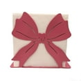 thumbnail image 2 of DAMAI 4.7 Inch Pink Napkin Holder for Table - Decorative Bow Design Napkins Holder for Paper Napkins, Metal Napkins Towel Holder Dispenser for Valentine Wedding Kitchen Dining Restaurant Decor, 2 of 9