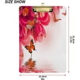 thumbnail image 2 of FMSHPON ButterfliesFlowers Clipboard Hardboard Wood Nursing Clip Board and Pull for Standard A4 Letter 13x9 inches, 2 of 7