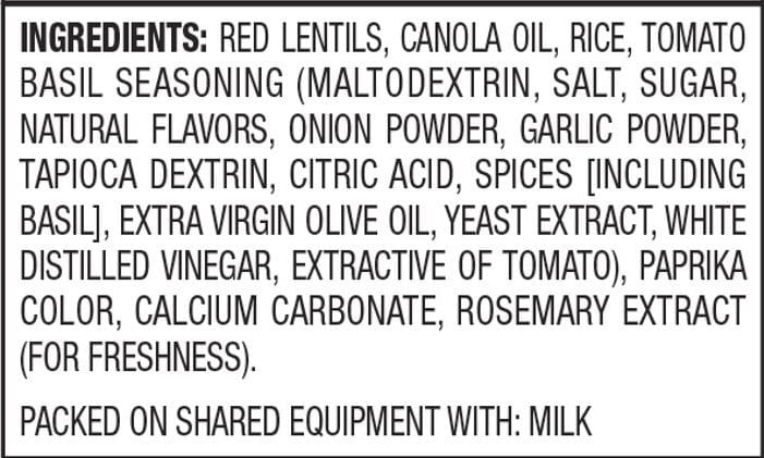 Calbee Lentil Bean Crisps, Tomato Basil, 3 oz