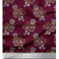 thumbnail image 1 of Soimoi Rayon Fabric Artistic Paisley Print Fabric by the Yard 42 Inch Wide, 1 of 1
