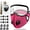 Magenta, variant on Reusable Carbon Filter Dust Mask for Face with Silicone Glasses Filtered Detachable Woodworking