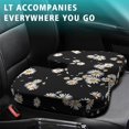 thumbnail image 4 of Premium Daisy Pattern Memory Foam Seat Cushion Ergonomic Chair Pad for Office Chair, Car, Airplane & Bleachers Sciatica, Tailbone Hip & Back Pain Relief - Chair Cushion for Long Office Workers., 4 of 5