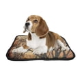 thumbnail image 2 of PKQWTM Vintage Autumn Trees Bare Tree Trunks in Autumn Pet Dog Cat Bed Pee Pads Mat Cushion Potty Dogsblankets Crate Bed Kennel 20x24 inch, 2 of 3