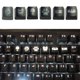 thumbnail image 1 of 1Pc esc diy abs teclado mecánico retroiluminado teclas r4 teclas translúcidas altamente personalizadas, 1 of 5